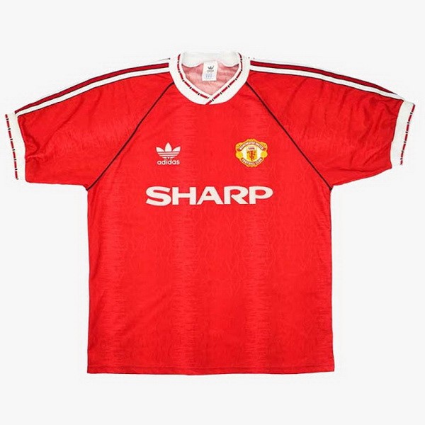 Tailandia Camiseta Manchester United 1st Retro 1990 1992 Rojo